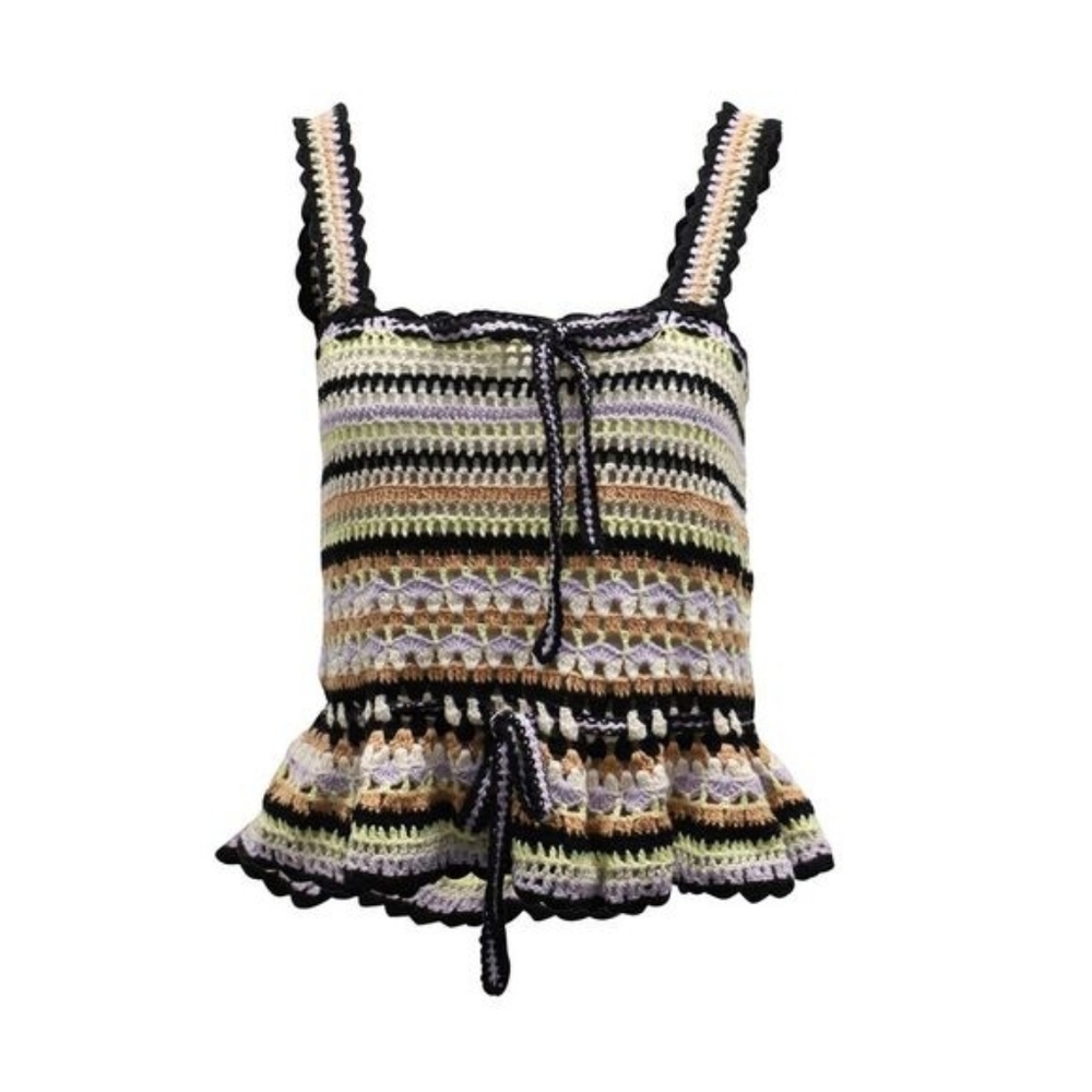 Ulla Johnson Crochet Zita Top M